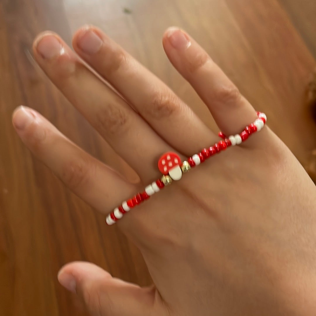 Mushroom bracelet 🍄