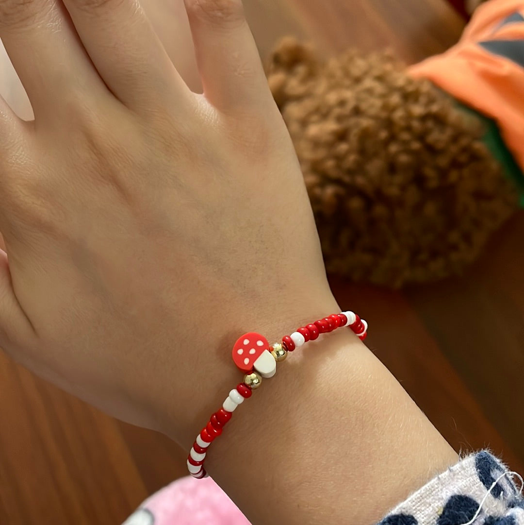 Mushroom bracelet 🍄